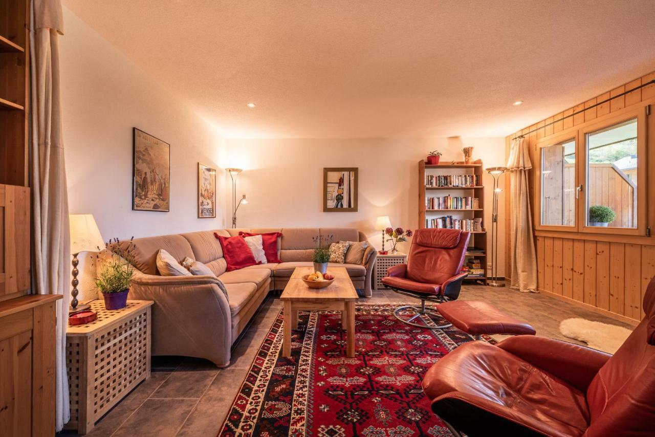 Ferienwohnung Roossi-Huus 3 Wengen Exterior foto